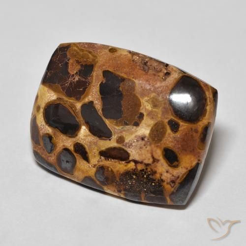 Diaspro Multicolore naturale da 17.60 ct, Cuscino, Opaco