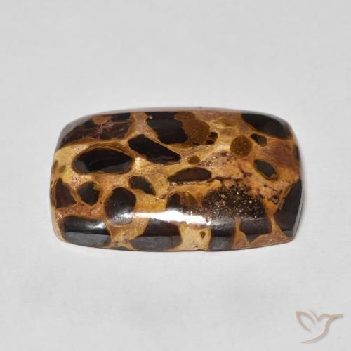Diaspro Multicolore naturale da 17.60 ct, Cuscino, Opaco
