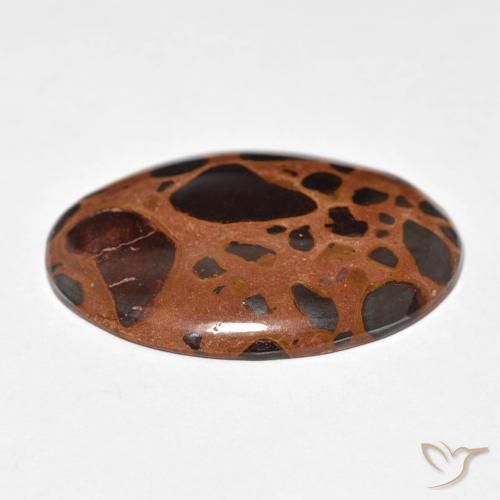 Diaspro Multicolore naturale da 28.07 ct, Ovale, Opaco