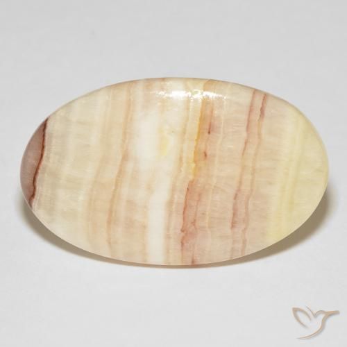 45.06ct Naturale Multicolore Diaspro, Ovale, Opaco