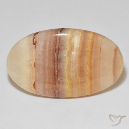 69.66ct Naturale Multicolore Diaspro, Ovale, Opaco