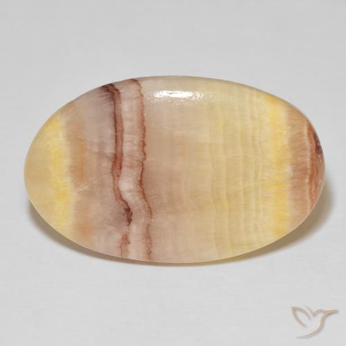 43.55ct Naturale Multicolore Diaspro, Ovale, Opaco