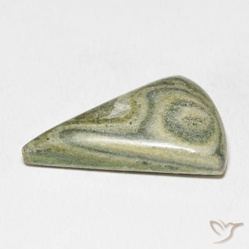 Diaspro Multicolore naturale da 20.89 ct, Taglio trillion, Opaco