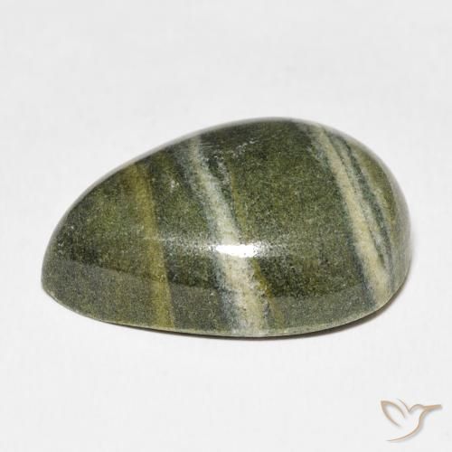 Diaspro Multicolore naturale da 27.03 ct, Forma a pera, Opaco