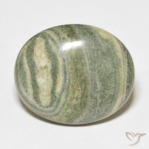 30.96ct Naturale Multicolore Diaspro, Ovale, Opaco