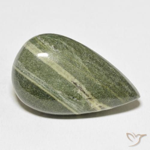 Diaspro Multicolore naturale da 36.65 ct, Forma a pera, Opaco