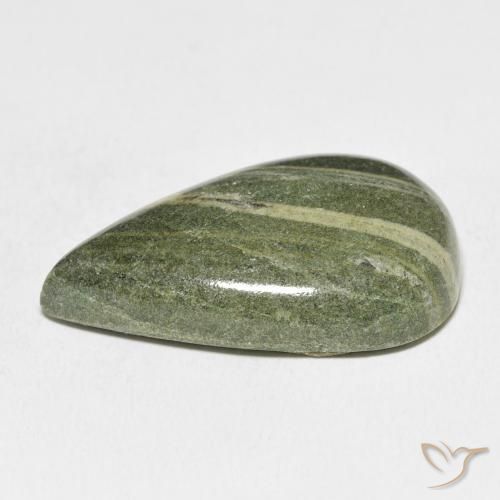 Diaspro Multicolore naturale da 36.65 ct, Forma a pera, Opaco