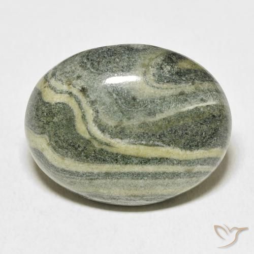 29.14ct Naturale Multicolore Diaspro, Ovale, Opaco