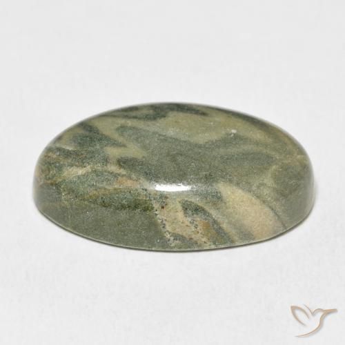 Diaspro Multicolore naturale da 30.80 ct, Ovale, Opaco