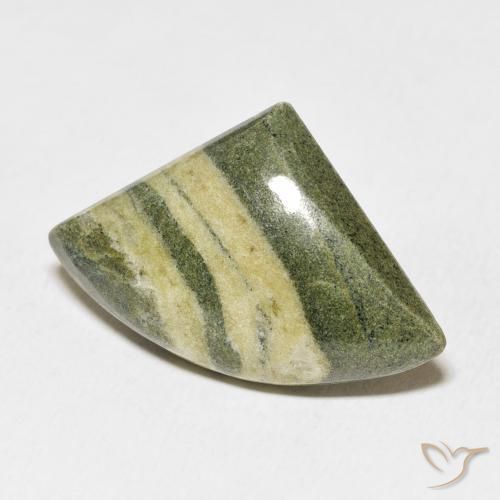 Diaspro Multicolore naturale da 19.98 ct, Taglio trillion, Opaco