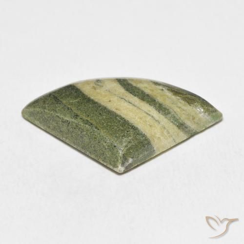 Diaspro Multicolore naturale da 19.98 ct, Taglio trillion, Opaco
