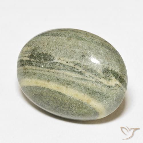 Diaspro Multicolore naturale da 30.55 ct, Ovale, Opaco
