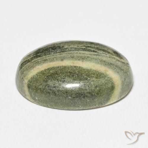 Diaspro Multicolore naturale da 30.55 ct, Ovale, Opaco