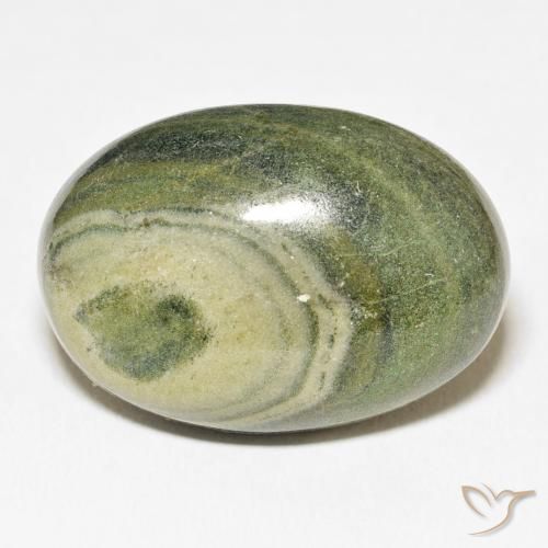 52.18ct Naturale Multicolore Diaspro, Ovale, Opaco