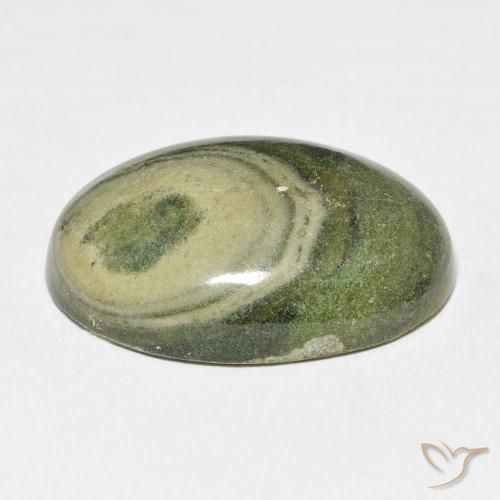 Diaspro Multicolore naturale da 52.18 ct, Ovale, Opaco