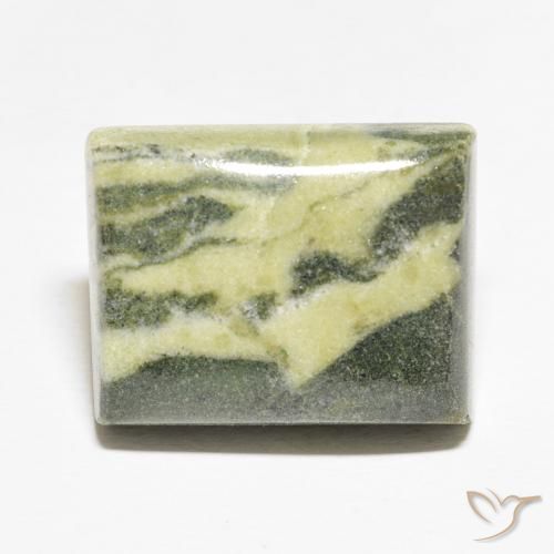 24.15ct Naturale Multicolore Diaspro, Taglio a baguette, Opaco