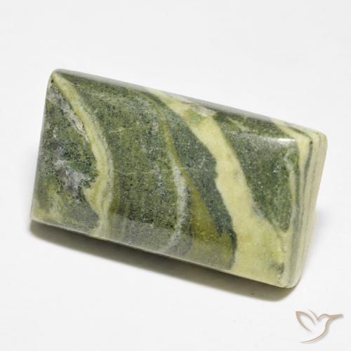 Diaspro Multicolore naturale da 36.42 ct, Taglio a baguette, Opaco