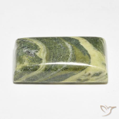 Diaspro Multicolore naturale da 36.42 ct, Taglio a baguette, Opaco