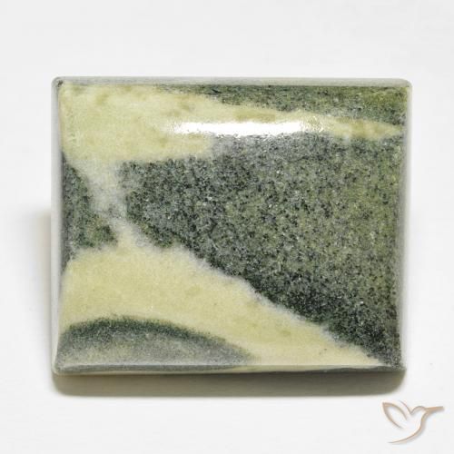 41.81ct Naturale Multicolore Diaspro, Taglio a baguette, Opaco