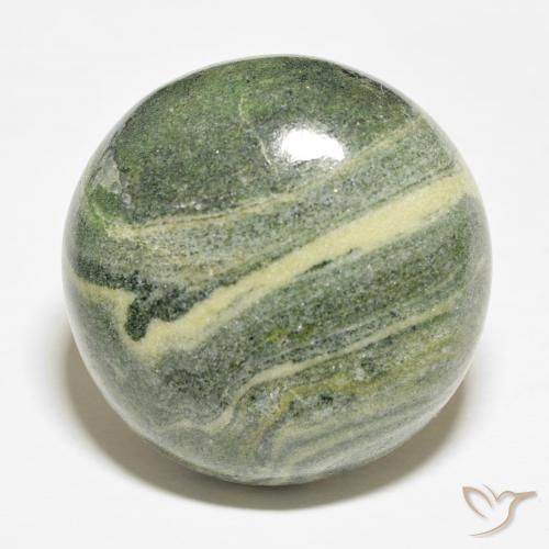 46.03ct Naturale Multicolore Diaspro, Rotondo, Opaco