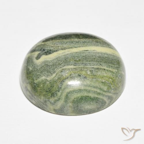Diaspro Multicolore naturale da 46.03 ct, Rotondo, Opaco