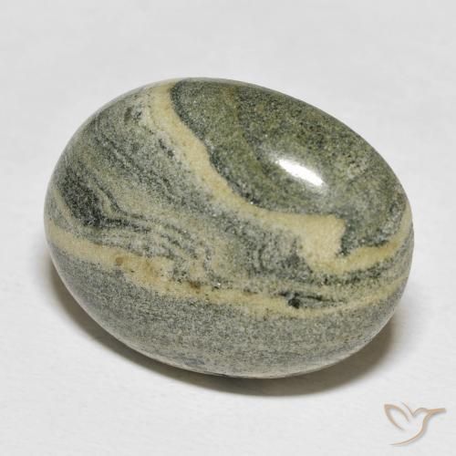 Diaspro Multicolore naturale da 23.81 ct, Ovale, Opaco