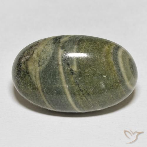 Diaspro Multicolore naturale da 24.46 ct, Ovale, Opaco