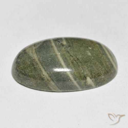 Diaspro Multicolore naturale da 24.46 ct, Ovale, Opaco