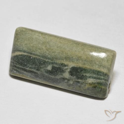 Diaspro Multicolore naturale da 18.92 ct, Taglio a baguette, Opaco