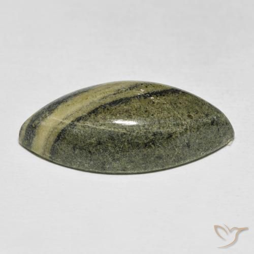 Diaspro Multicolore naturale da 25.12 ct, Taglio marquise, Opaco