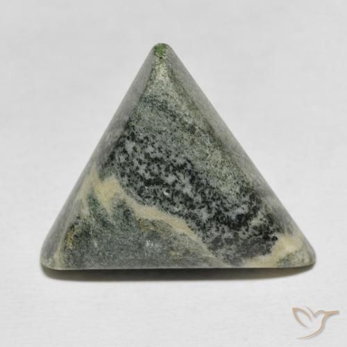 18.13ct Naturale Multicolore Diaspro, Taglio trillion, Opaco