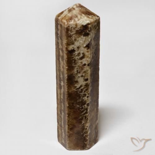 35.32ct Naturale Marrone caldo Diaspro, Taglio a fantasia, Opaco