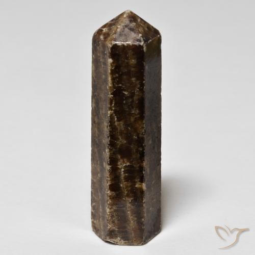 32.99ct Naturale Hickory Brown Diaspro, Taglio a fantasia, Opaco