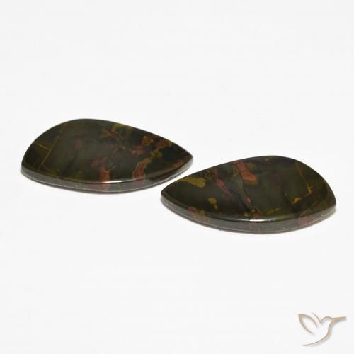 Gemme di Diaspro Multicolore naturale da 18.79 ct, Taglio a fantasia, Opaco
