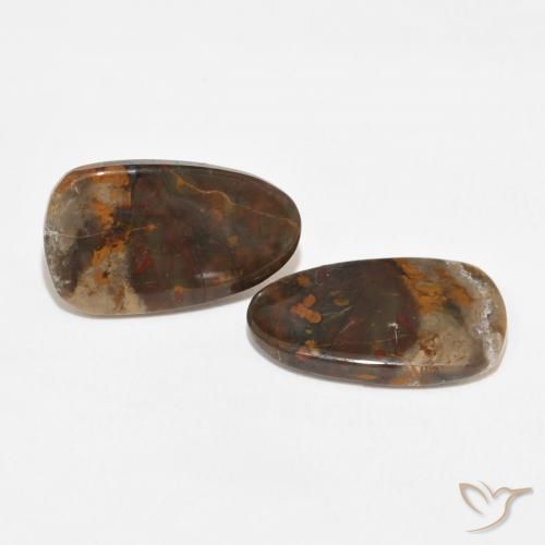Gemme di Diaspro Multicolore naturale da 14.12 ct, Taglio a fantasia, Opaco