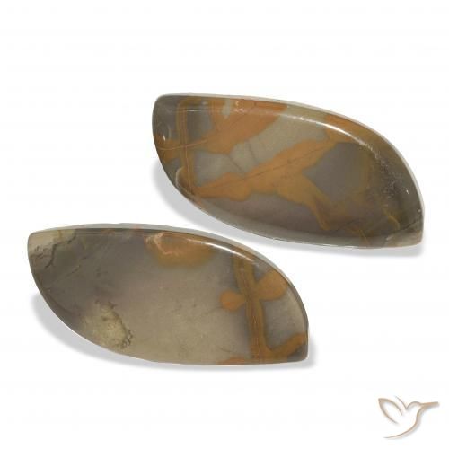 Gemme di Diaspro Multicolore naturale da 19.87 ct, Taglio a fantasia, Opaco