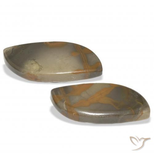 Gemme di Diaspro Multicolore naturale da 19.87 ct, Taglio a fantasia, Opaco