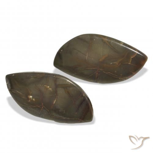 Gemme di Diaspro Multicolore naturale da 19.01 ct, Taglio a fantasia, Opaco