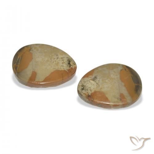 Gemme di Diaspro Multicolore naturale da 12.44 ct, Taglio a fantasia, Opaco