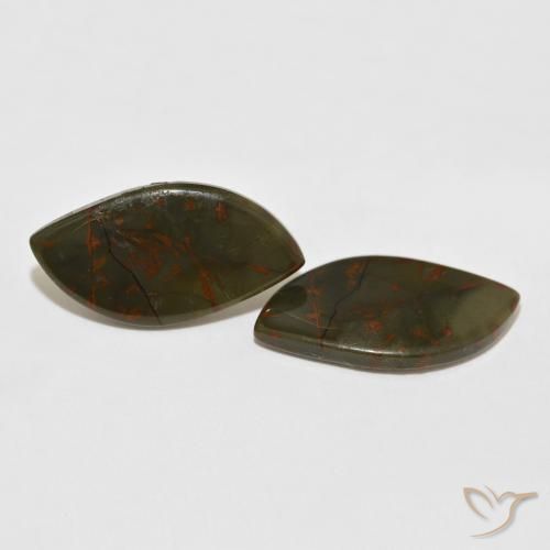 Gemme di Diaspro Multicolore naturale da 20.24 ct, Taglio a fantasia, Opaco