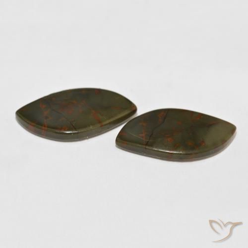 Gemme di Diaspro Multicolore naturale da 20.24 ct, Taglio a fantasia, Opaco