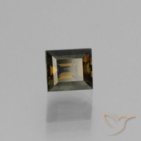 Rupin del grano Marrone cioccolato naturale da 1.09 ct, Taglio a baguette, VVS
