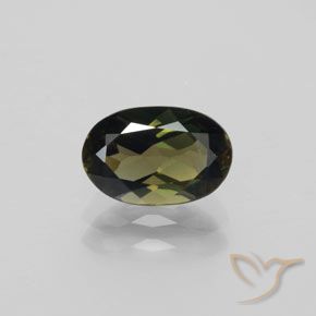 1.45ct Naturale Marrone scuro Cornerupina, Ovale, VVS