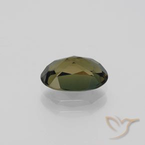 Rupin del grano Marrone scuro naturale da 1.45 ct, Ovale, VVS