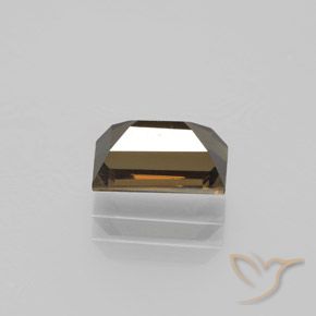 Rupin del grano Cannella Brown naturale da 1.40 ct, Taglio a baguette, VVS-VS