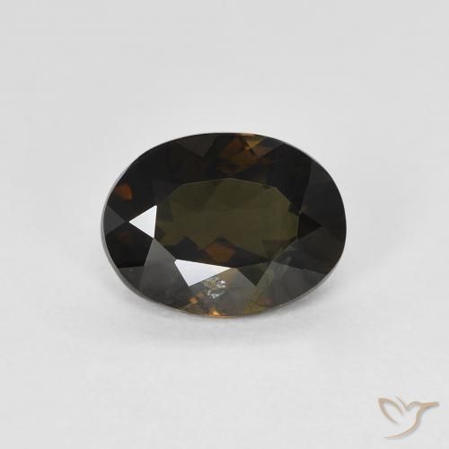1.70ct Naturale Marrone cioccolato Cornerupina, Ovale, VS-SI