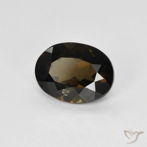 Rupin del grano Marrone cioccolato naturale da 1.70 ct, Ovale, VS-SI