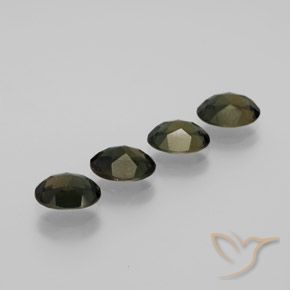 Gemme di Rupin del grano Verde scuro naturale da 3.59 ct, Ovale, VVS-VS