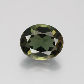 Kornerupina naturale verde da 3,14 ct, taglio ovale, VVS-VS
