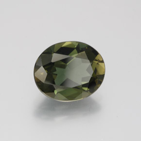 Kornerupina naturale verde da 3,14 ct, taglio ovale, VVS-VS